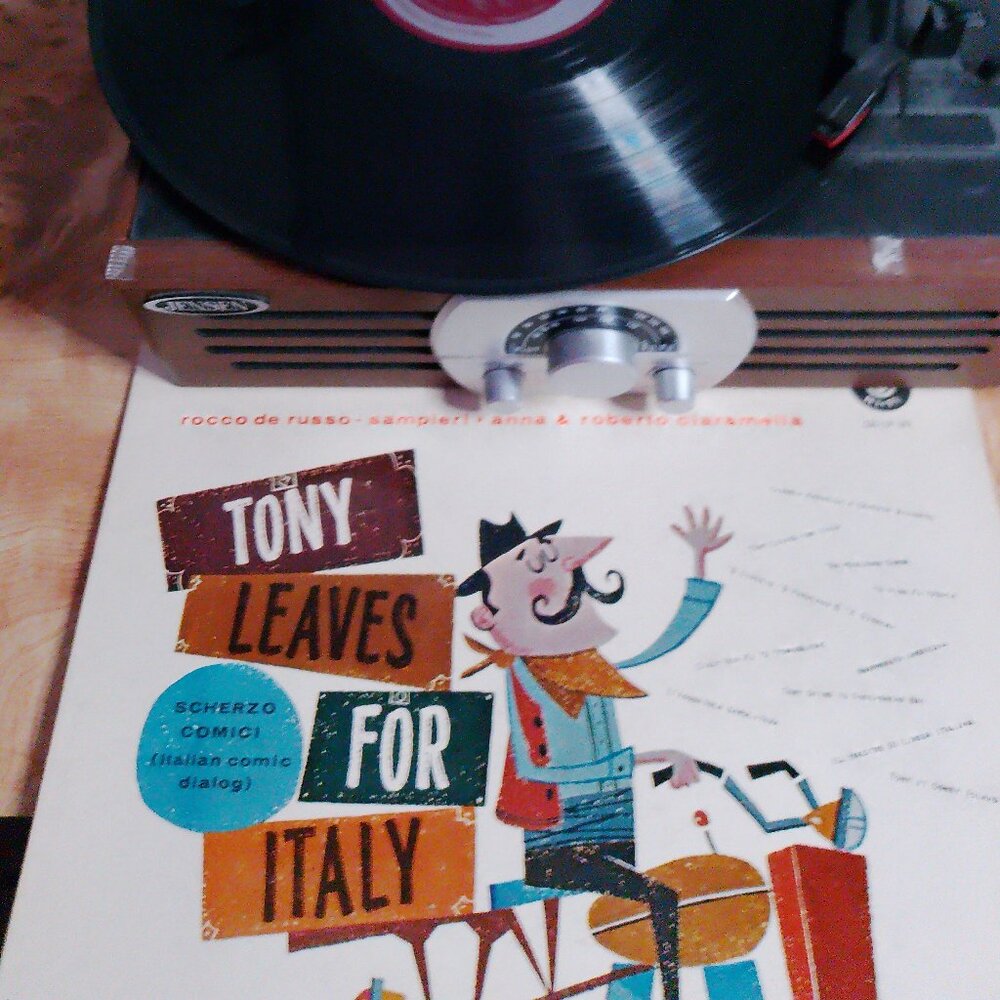 VINTAGE VINYL - Tony Leaves for Italy - Colonial COL-LP-141